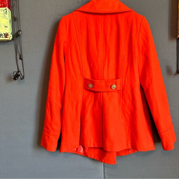 O-23 Classic wool peacoat Orange by Old Navy Sz S - Picture 2 of 5